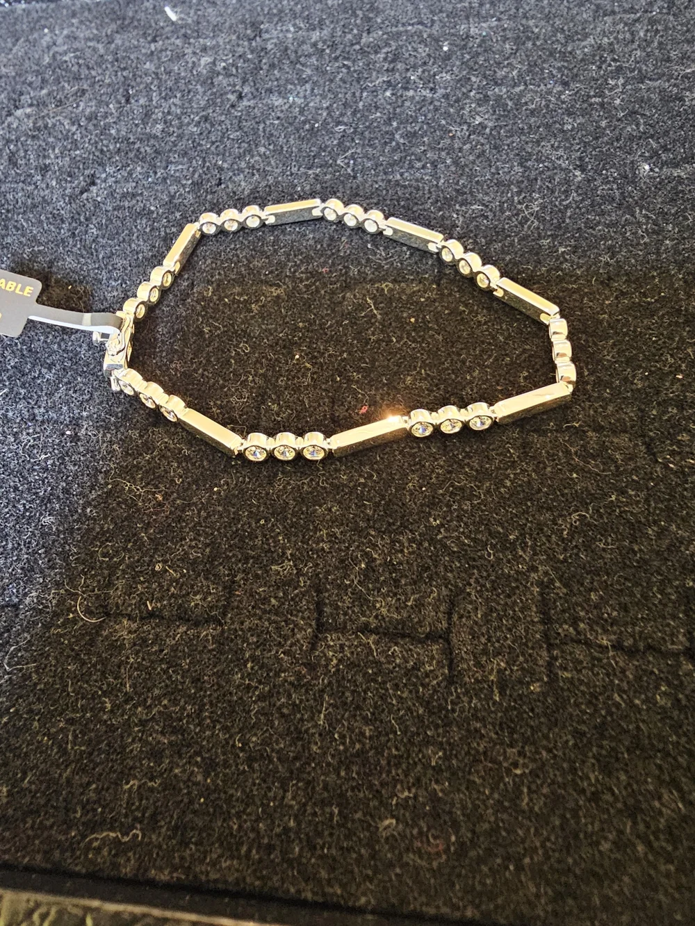 Miranda Frye 925 Solid Silver Monroe Bracelet NWT Size Large 7.5